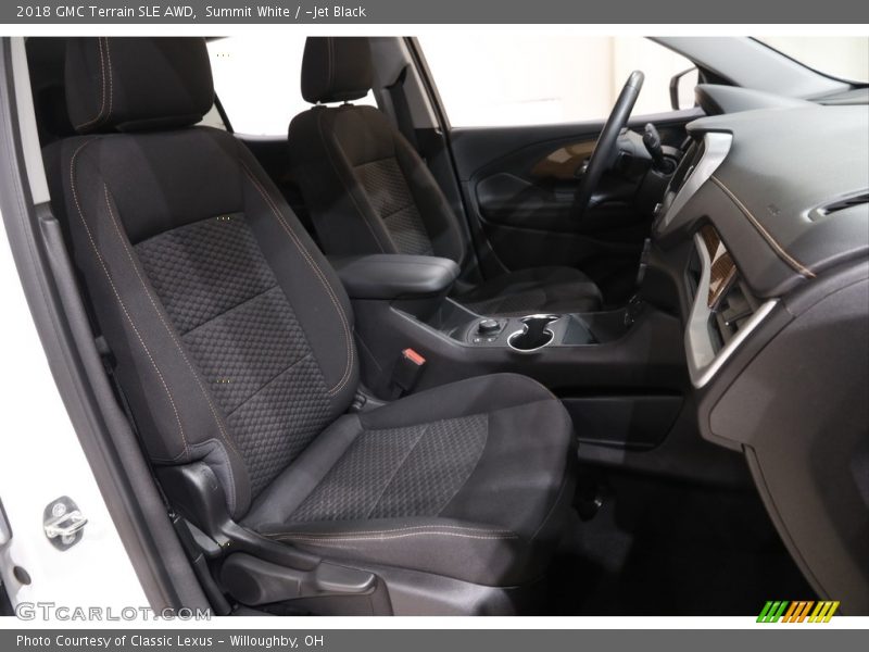 Summit White / ­Jet Black 2018 GMC Terrain SLE AWD