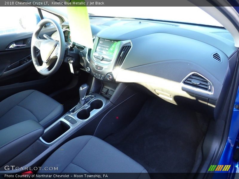 Kinetic Blue Metallic / Jet Black 2018 Chevrolet Cruze LT