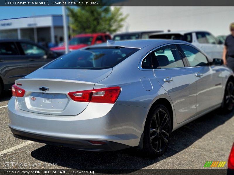 Silver Ice Metallic / Jet Black 2018 Chevrolet Malibu LT