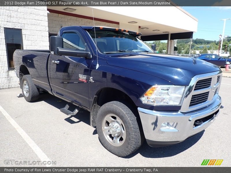 True Blue Pearl / Dark Slate/Medium Graystone 2012 Dodge Ram 2500 HD SLT Regular Cab 4x4