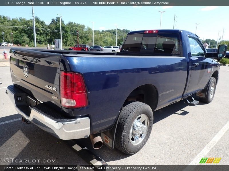 True Blue Pearl / Dark Slate/Medium Graystone 2012 Dodge Ram 2500 HD SLT Regular Cab 4x4