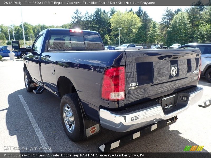True Blue Pearl / Dark Slate/Medium Graystone 2012 Dodge Ram 2500 HD SLT Regular Cab 4x4