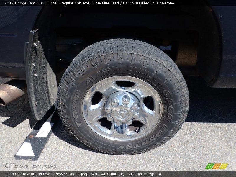 True Blue Pearl / Dark Slate/Medium Graystone 2012 Dodge Ram 2500 HD SLT Regular Cab 4x4
