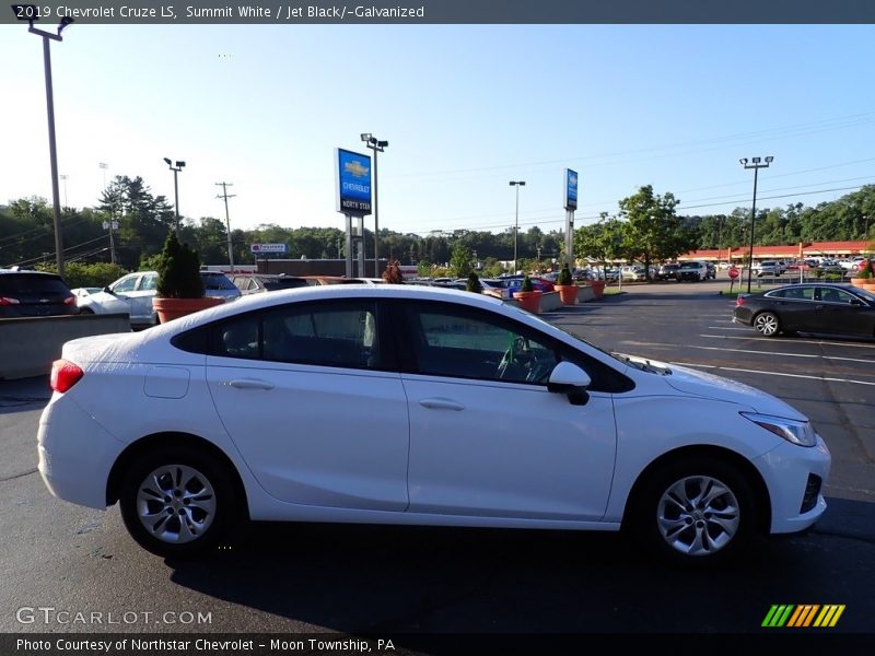 Summit White / Jet Black/­Galvanized 2019 Chevrolet Cruze LS