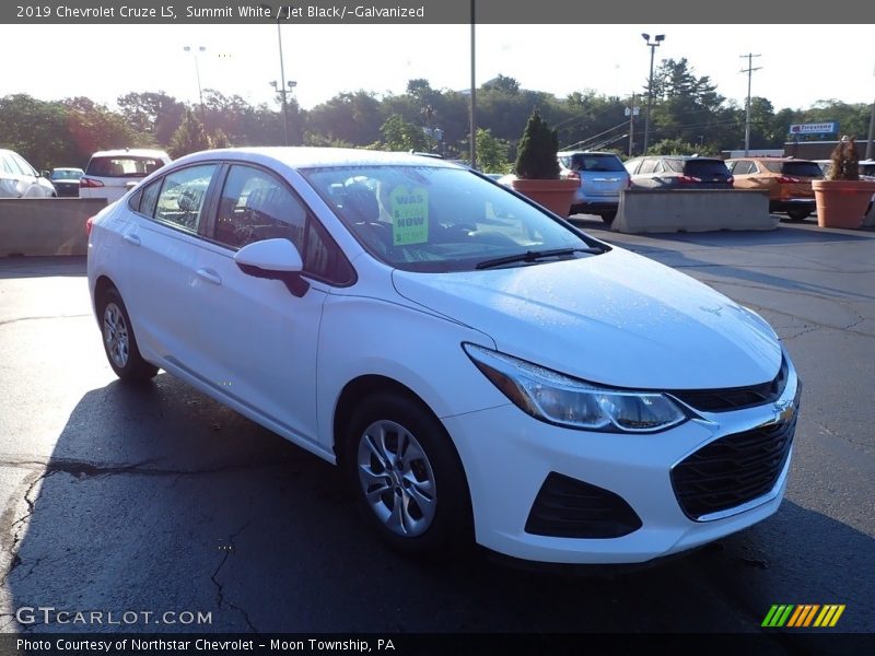 Summit White / Jet Black/­Galvanized 2019 Chevrolet Cruze LS