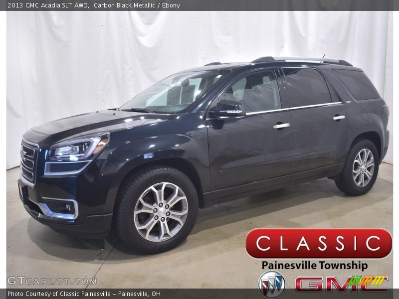 Carbon Black Metallic / Ebony 2013 GMC Acadia SLT AWD