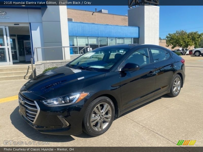 Phantom Black / Gray 2018 Hyundai Elantra Value Edition