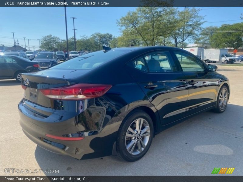 Phantom Black / Gray 2018 Hyundai Elantra Value Edition