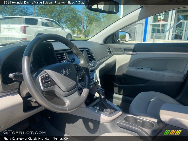 Phantom Black / Gray 2018 Hyundai Elantra Value Edition