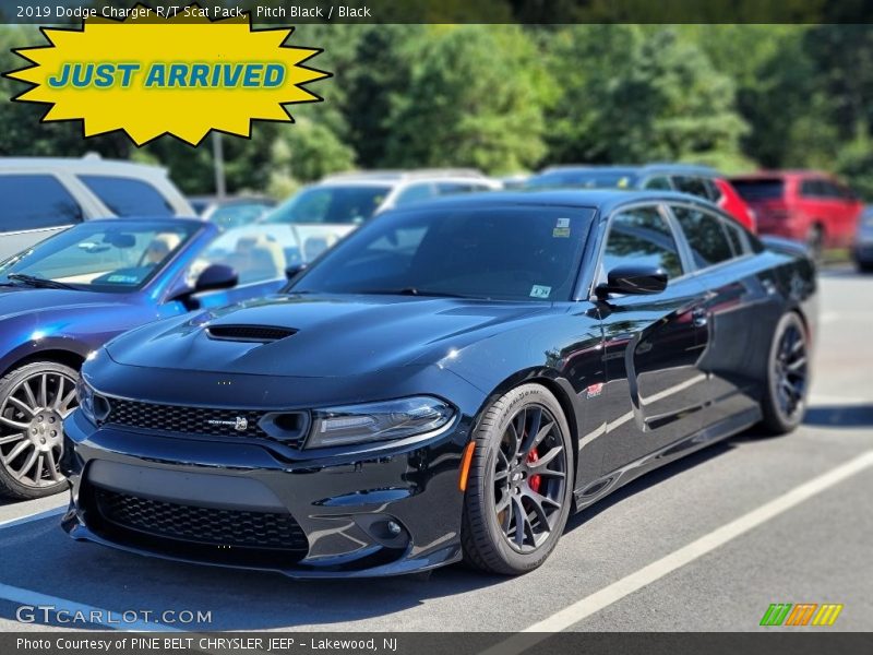 Pitch Black / Black 2019 Dodge Charger R/T Scat Pack