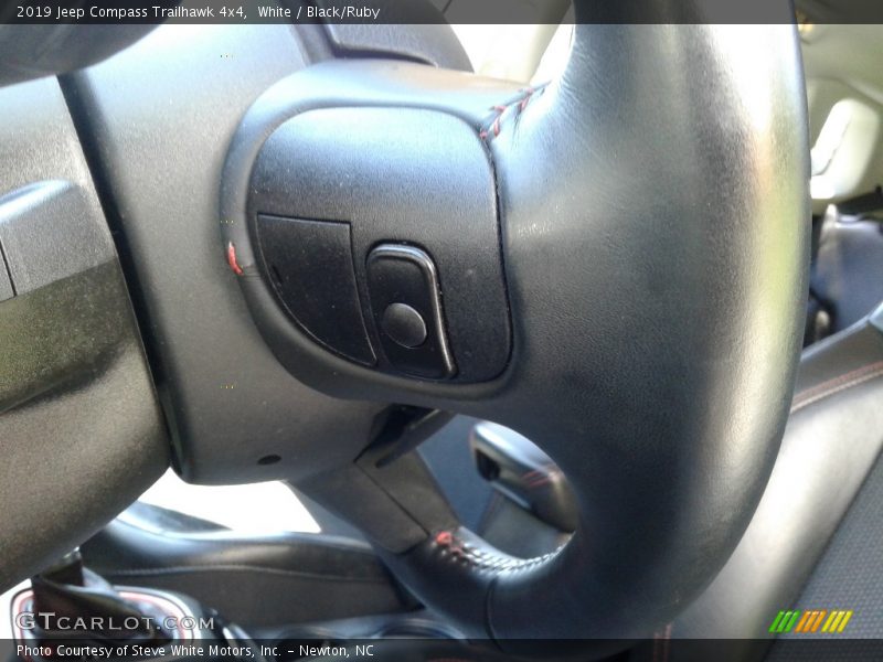 White / Black/Ruby 2019 Jeep Compass Trailhawk 4x4