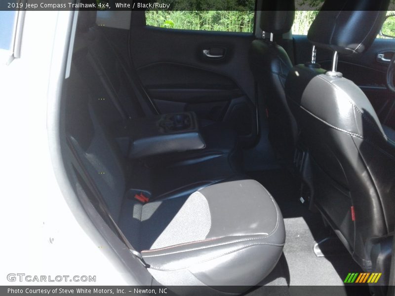 White / Black/Ruby 2019 Jeep Compass Trailhawk 4x4