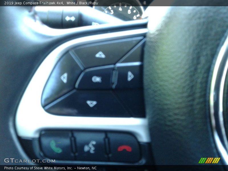 White / Black/Ruby 2019 Jeep Compass Trailhawk 4x4