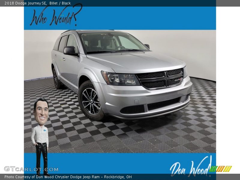 Billet / Black 2018 Dodge Journey SE