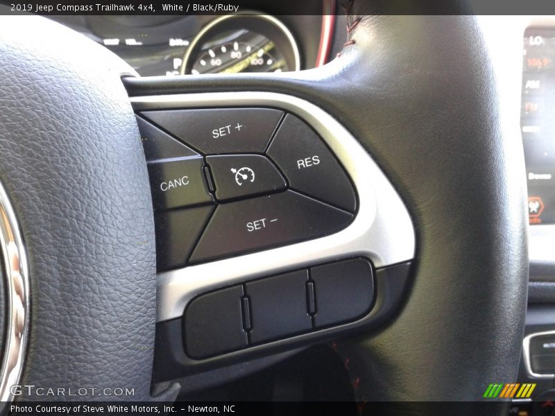 White / Black/Ruby 2019 Jeep Compass Trailhawk 4x4