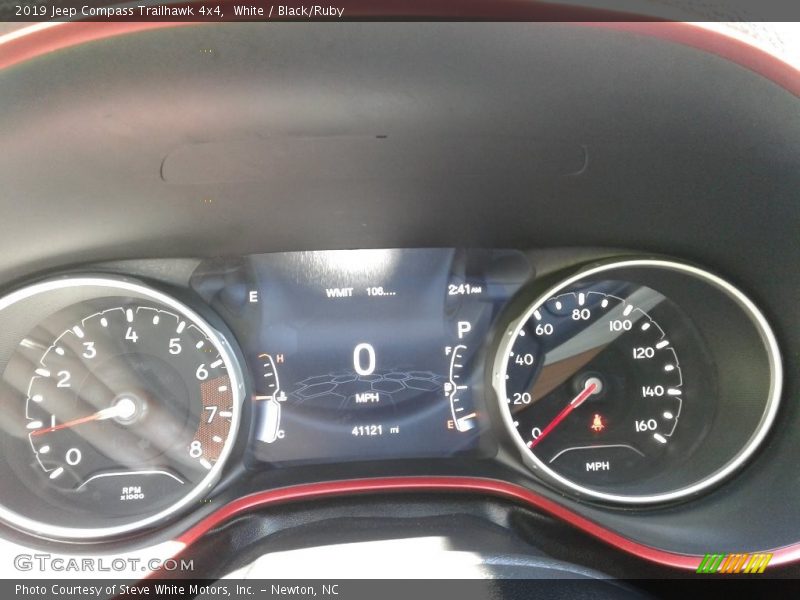 White / Black/Ruby 2019 Jeep Compass Trailhawk 4x4