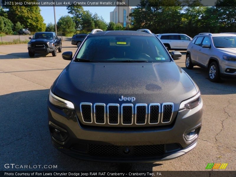 Granite Crystal Metallic / Black 2021 Jeep Cherokee Latitude Lux 4x4