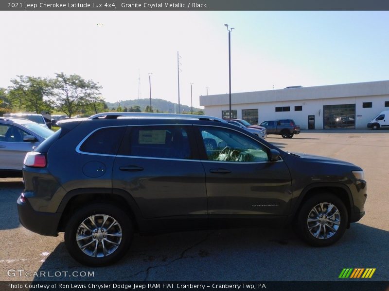 Granite Crystal Metallic / Black 2021 Jeep Cherokee Latitude Lux 4x4