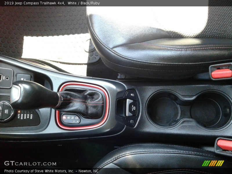 White / Black/Ruby 2019 Jeep Compass Trailhawk 4x4