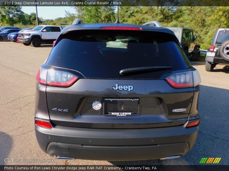 Granite Crystal Metallic / Black 2021 Jeep Cherokee Latitude Lux 4x4