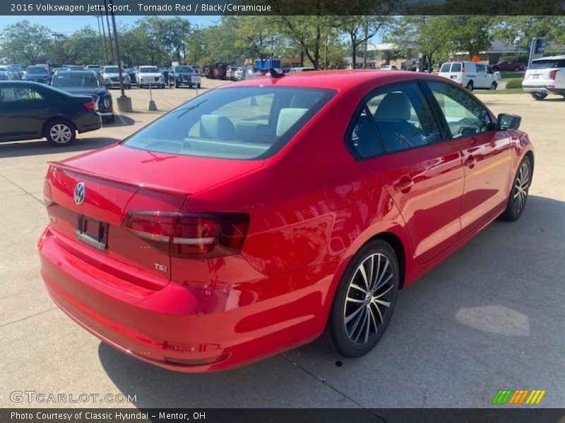 Tornado Red / Black/Ceramique 2016 Volkswagen Jetta Sport