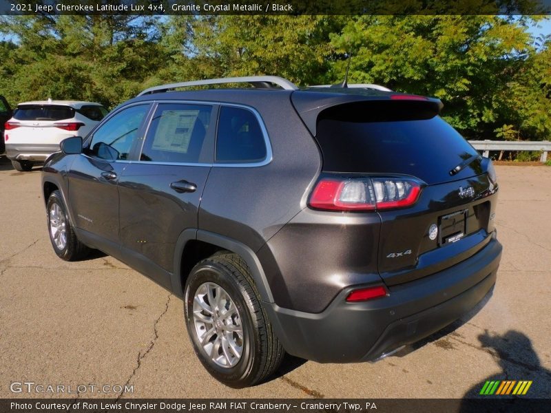 Granite Crystal Metallic / Black 2021 Jeep Cherokee Latitude Lux 4x4