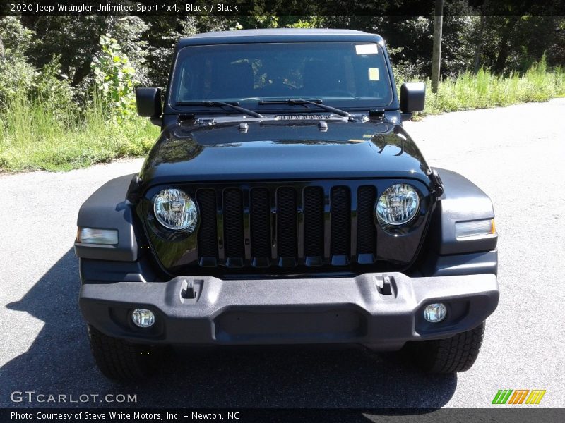 Black / Black 2020 Jeep Wrangler Unlimited Sport 4x4