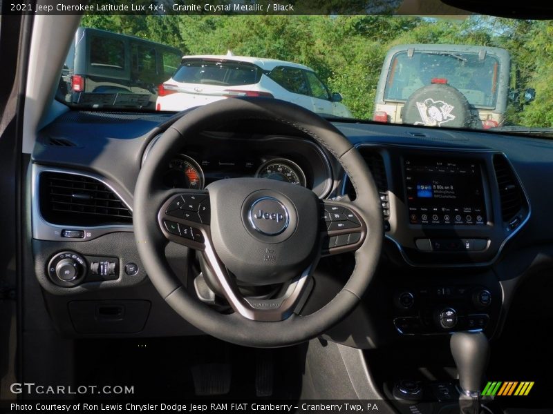 Granite Crystal Metallic / Black 2021 Jeep Cherokee Latitude Lux 4x4