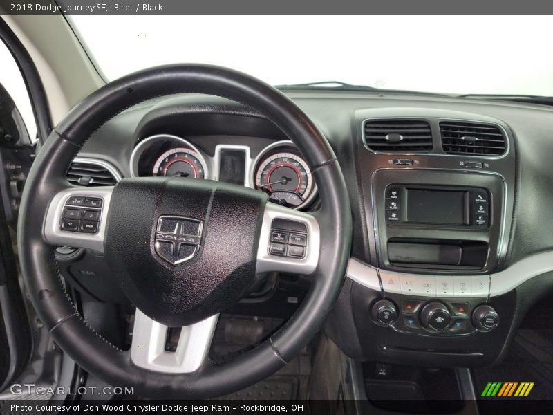 Billet / Black 2018 Dodge Journey SE