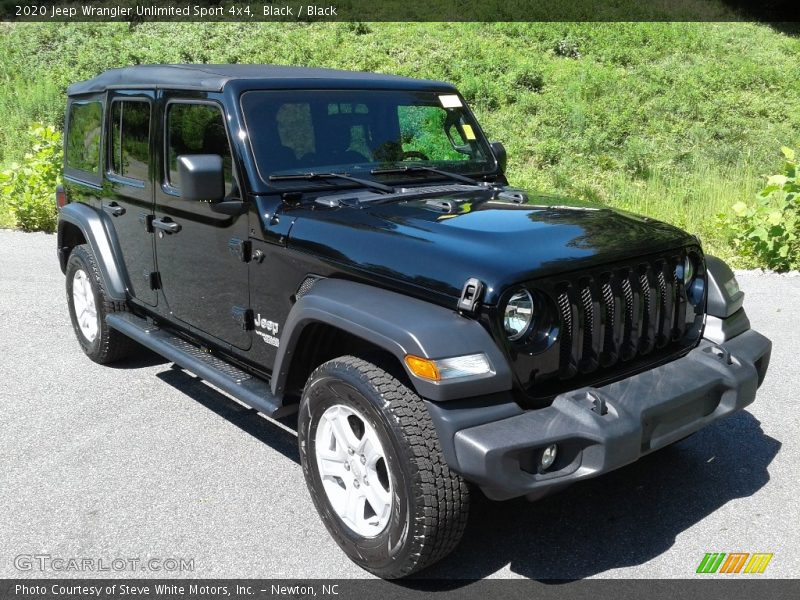 Black / Black 2020 Jeep Wrangler Unlimited Sport 4x4