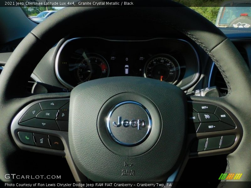 Granite Crystal Metallic / Black 2021 Jeep Cherokee Latitude Lux 4x4