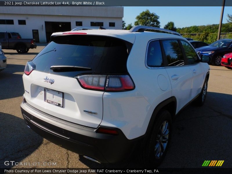 Bright White / Black 2021 Jeep Cherokee Latitude Lux 4x4