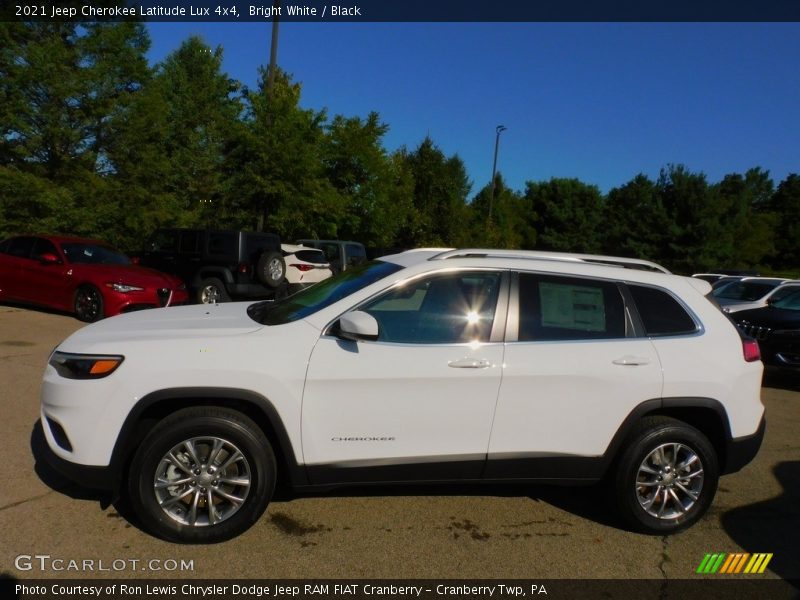 Bright White / Black 2021 Jeep Cherokee Latitude Lux 4x4