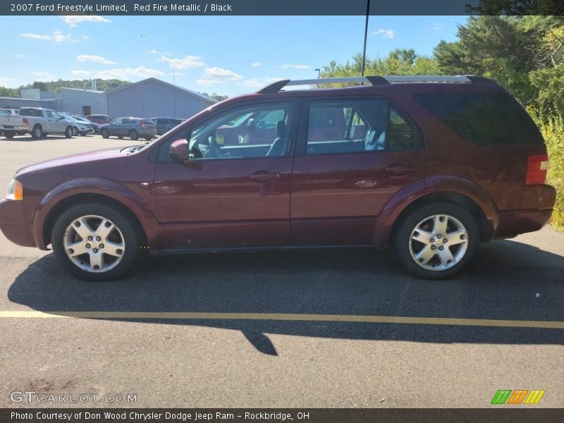Red Fire Metallic / Black 2007 Ford Freestyle Limited