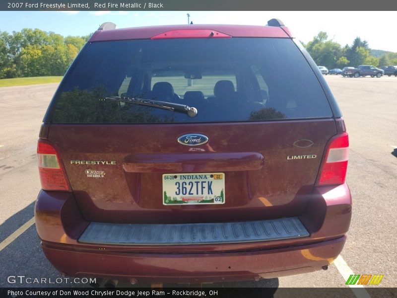 Red Fire Metallic / Black 2007 Ford Freestyle Limited