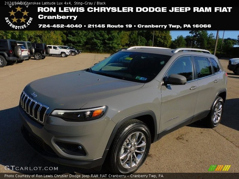 Sting-Gray / Black 2021 Jeep Cherokee Latitude Lux 4x4