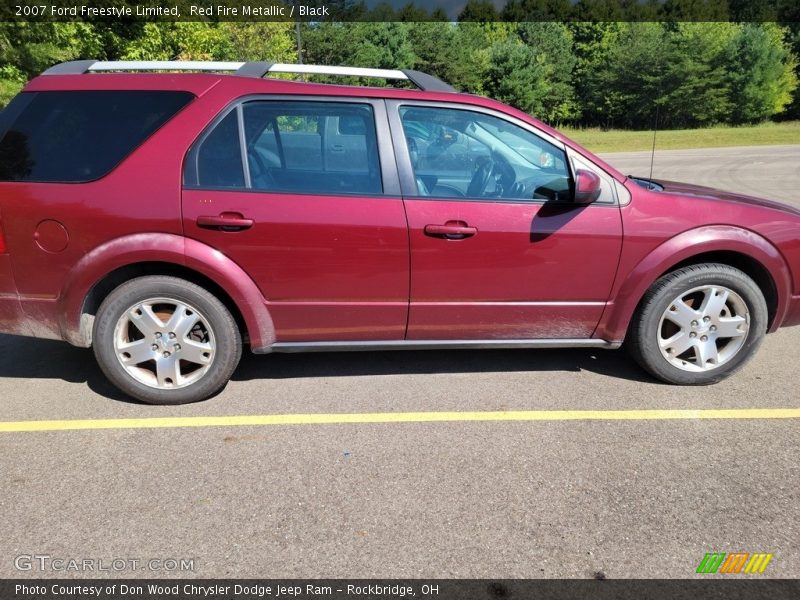 Red Fire Metallic / Black 2007 Ford Freestyle Limited