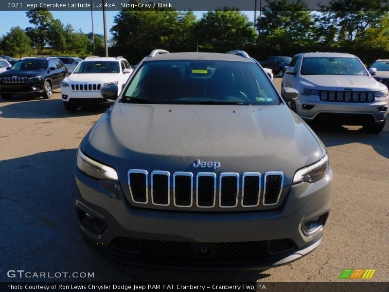 Sting-Gray / Black 2021 Jeep Cherokee Latitude Lux 4x4