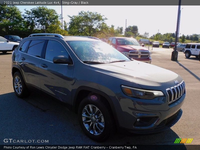 Sting-Gray / Black 2021 Jeep Cherokee Latitude Lux 4x4