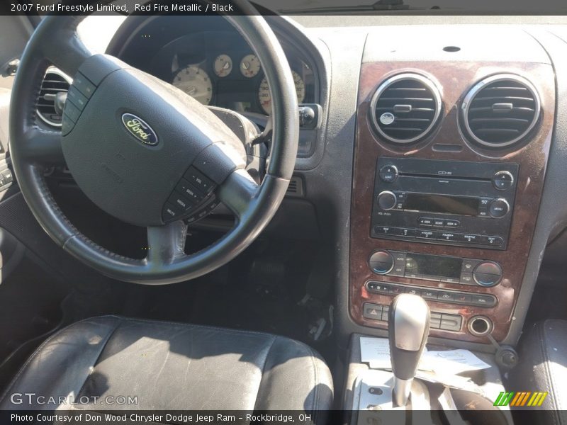 Red Fire Metallic / Black 2007 Ford Freestyle Limited