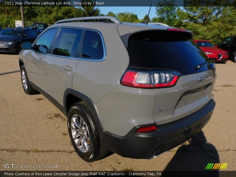 Sting-Gray / Black 2021 Jeep Cherokee Latitude Lux 4x4