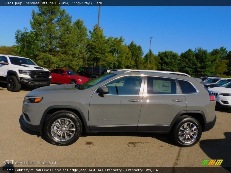 Sting-Gray / Black 2021 Jeep Cherokee Latitude Lux 4x4