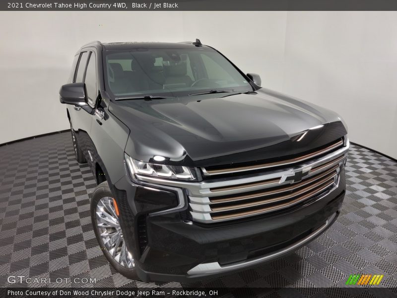 Black / Jet Black 2021 Chevrolet Tahoe High Country 4WD