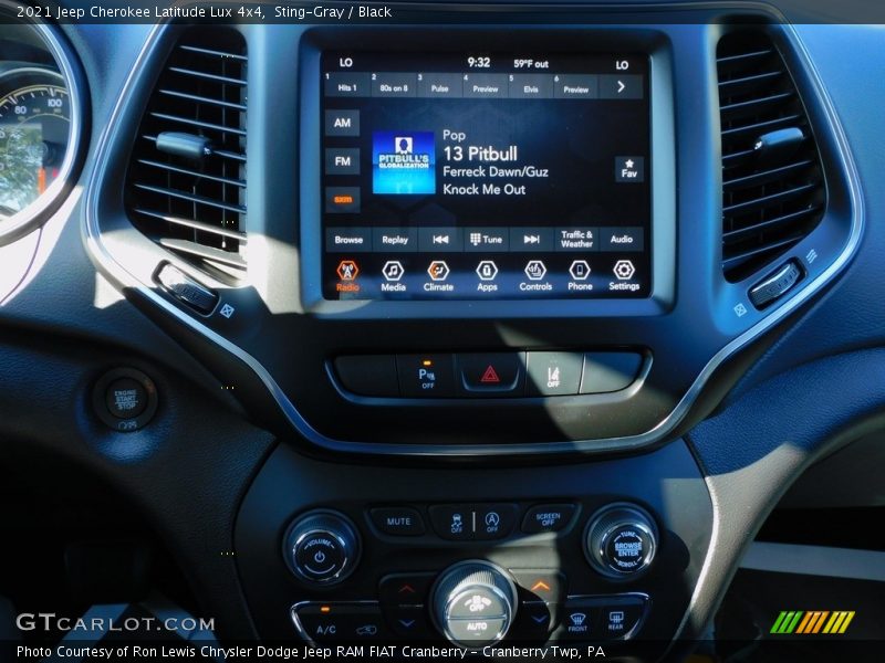 Sting-Gray / Black 2021 Jeep Cherokee Latitude Lux 4x4