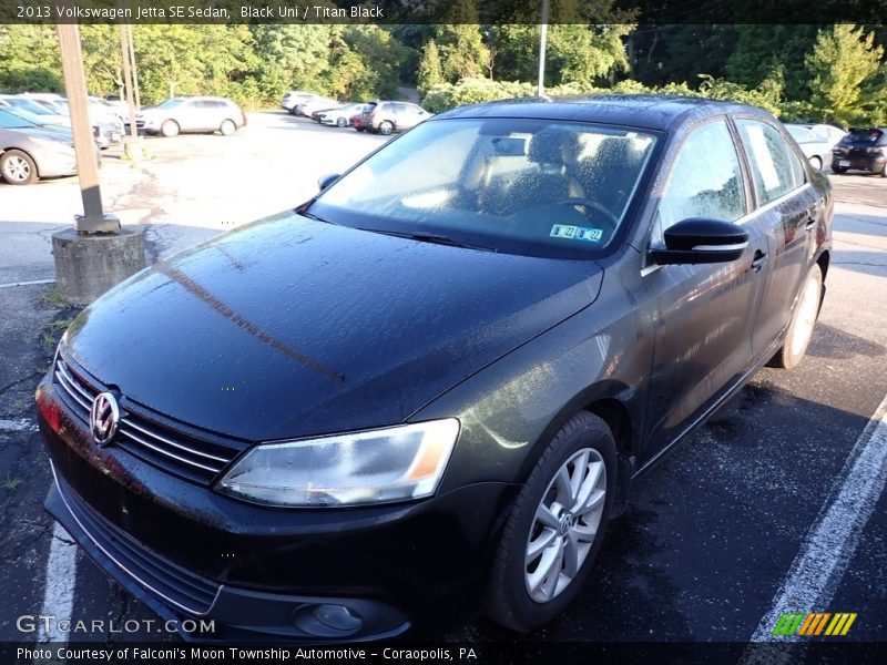 Black Uni / Titan Black 2013 Volkswagen Jetta SE Sedan