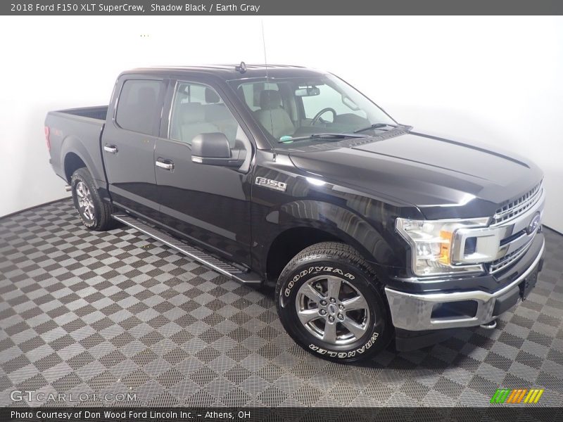 Shadow Black / Earth Gray 2018 Ford F150 XLT SuperCrew