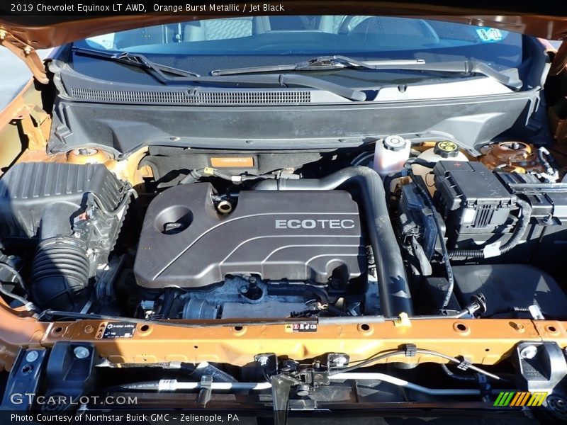 Orange Burst Metallic / Jet Black 2019 Chevrolet Equinox LT AWD