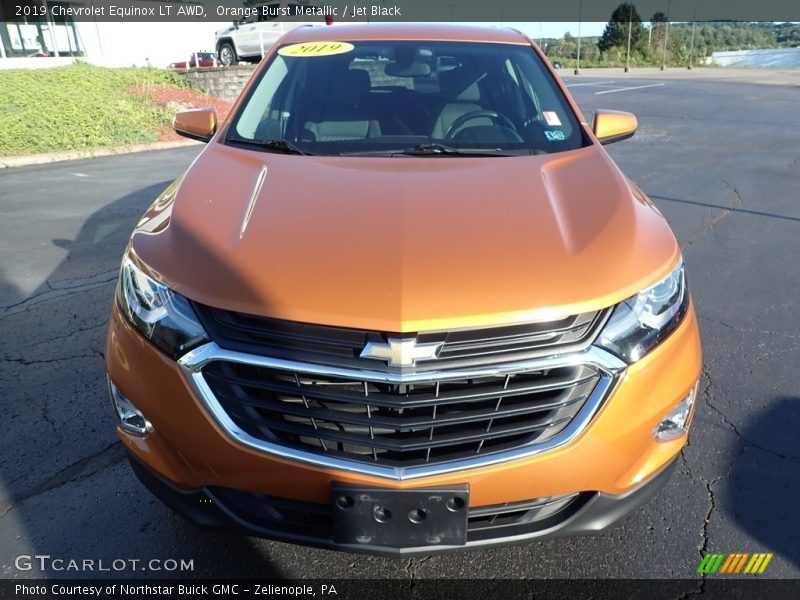 Orange Burst Metallic / Jet Black 2019 Chevrolet Equinox LT AWD