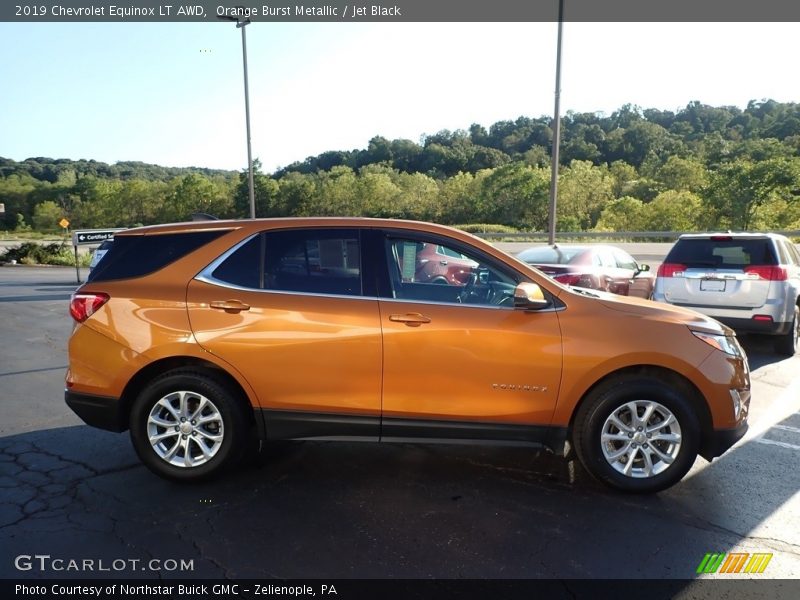 Orange Burst Metallic / Jet Black 2019 Chevrolet Equinox LT AWD