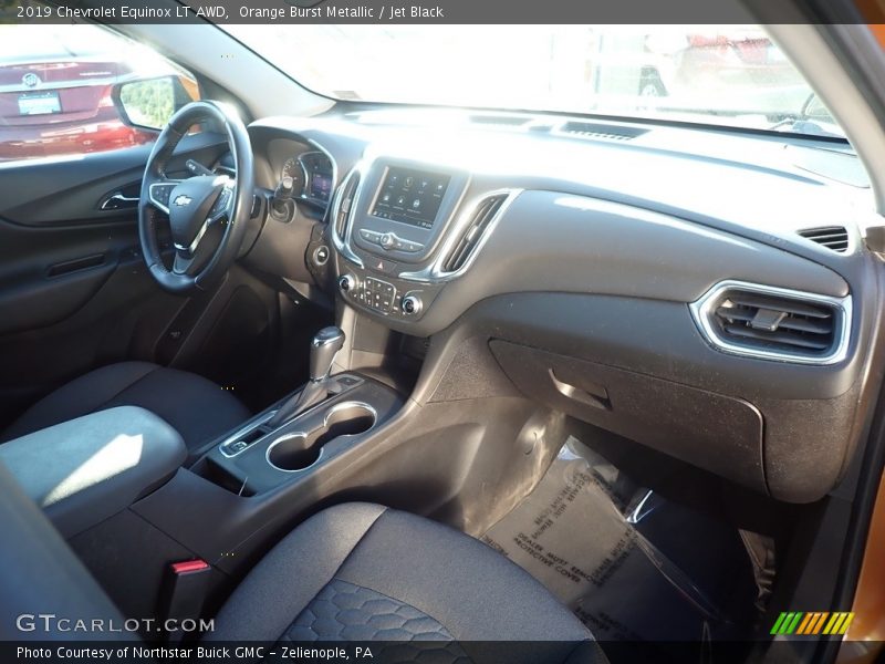 Orange Burst Metallic / Jet Black 2019 Chevrolet Equinox LT AWD